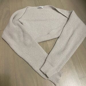 Gray cardigan